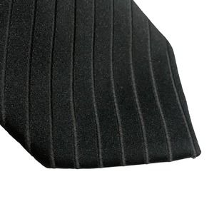 Little Black Tie Striped Obsidian Necktie